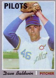 1970 Topps Baseball Cards      613     Dave Baldwin